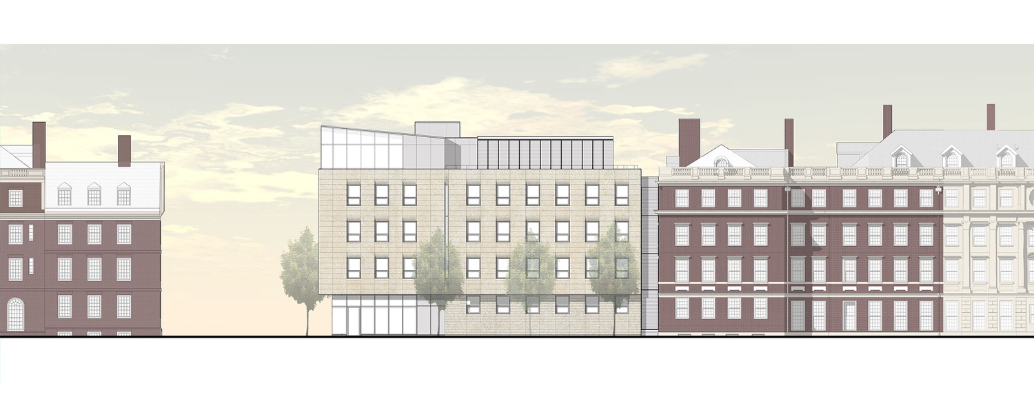 Gore Hall, part of Winthrop House, will undergo an addition in 2016-2017 as part of the College’s House Renewal program. Dean of the College Rakesh Khurana said that an ultimate goal of house renewal is to phase out student overflow housing on DeWolfe Street.