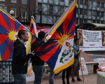 Students for a Free Tibet Protest in the Square