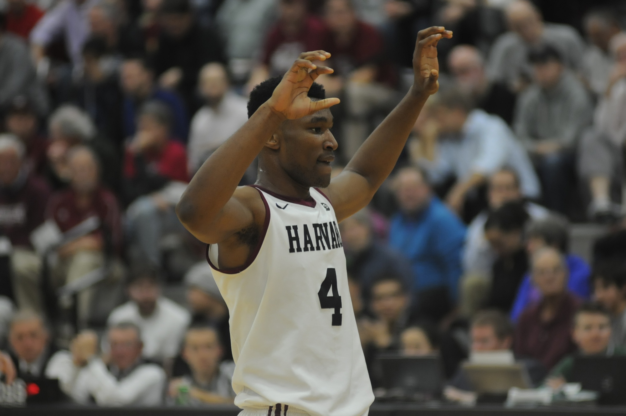 Johnson Leads Men's Basketball To Win Against BU Sports The Harvard
