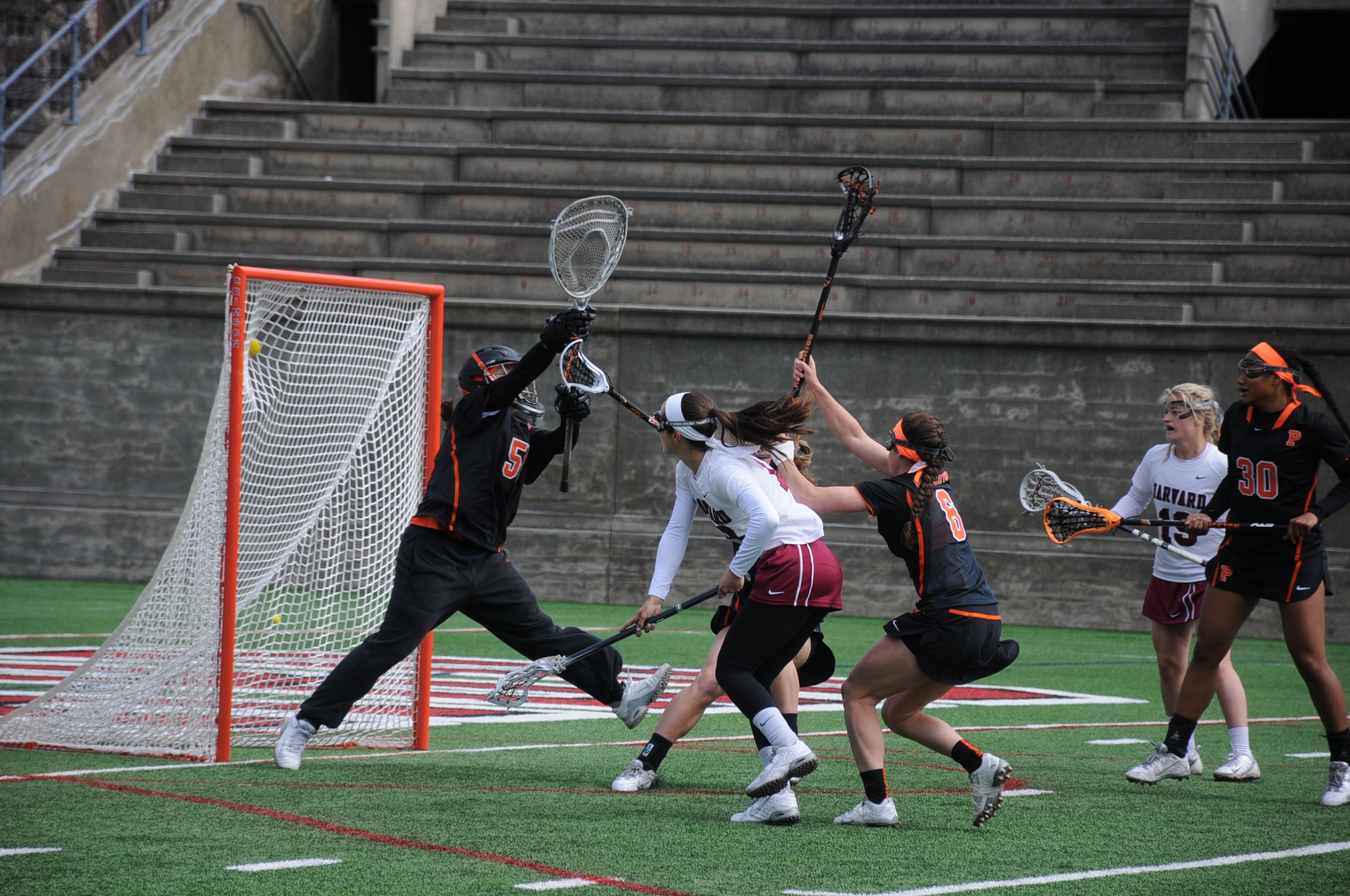 TenGoal First Half Carries BC Past Women's Lacrosse Sports The