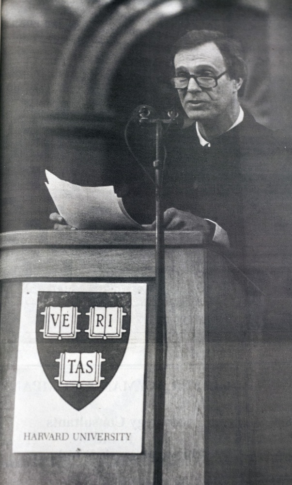 Rudenstine Gives Speech | Multimedia | The Harvard Crimson