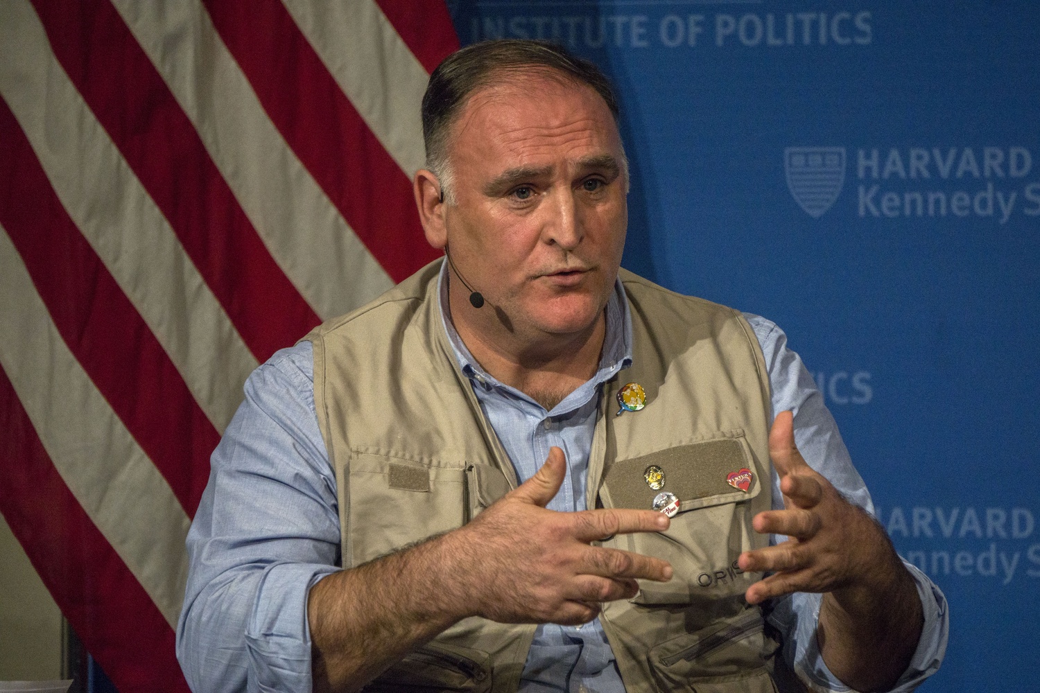 José Andrés, a Michelin star chef and owner of ThinkFoodGroup, discusses delivering cooked meals to disaster victims in Puerto Rico.