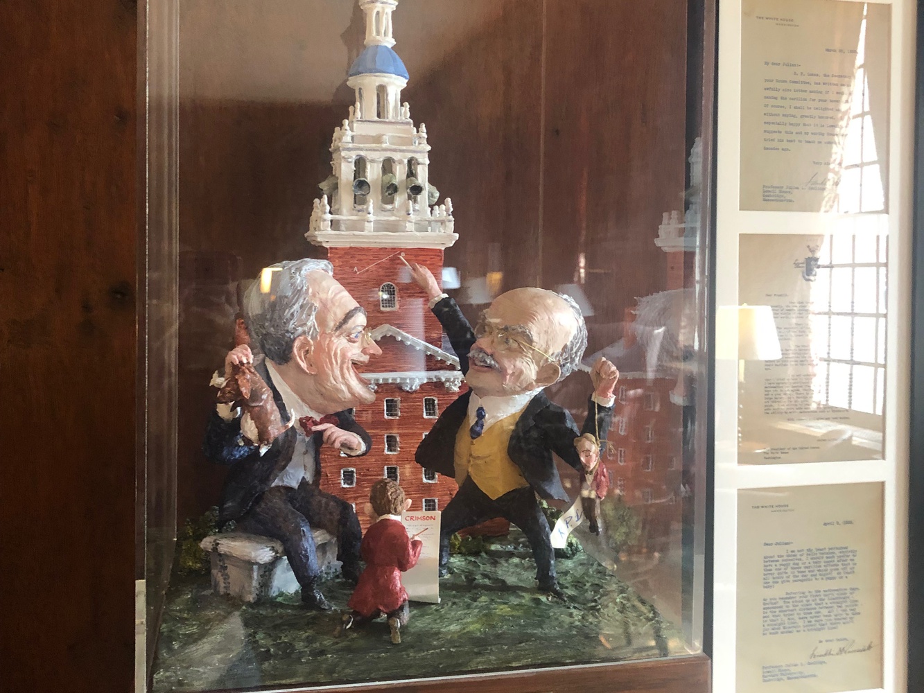 display in new lowell library Flyby The Harvard Crimson