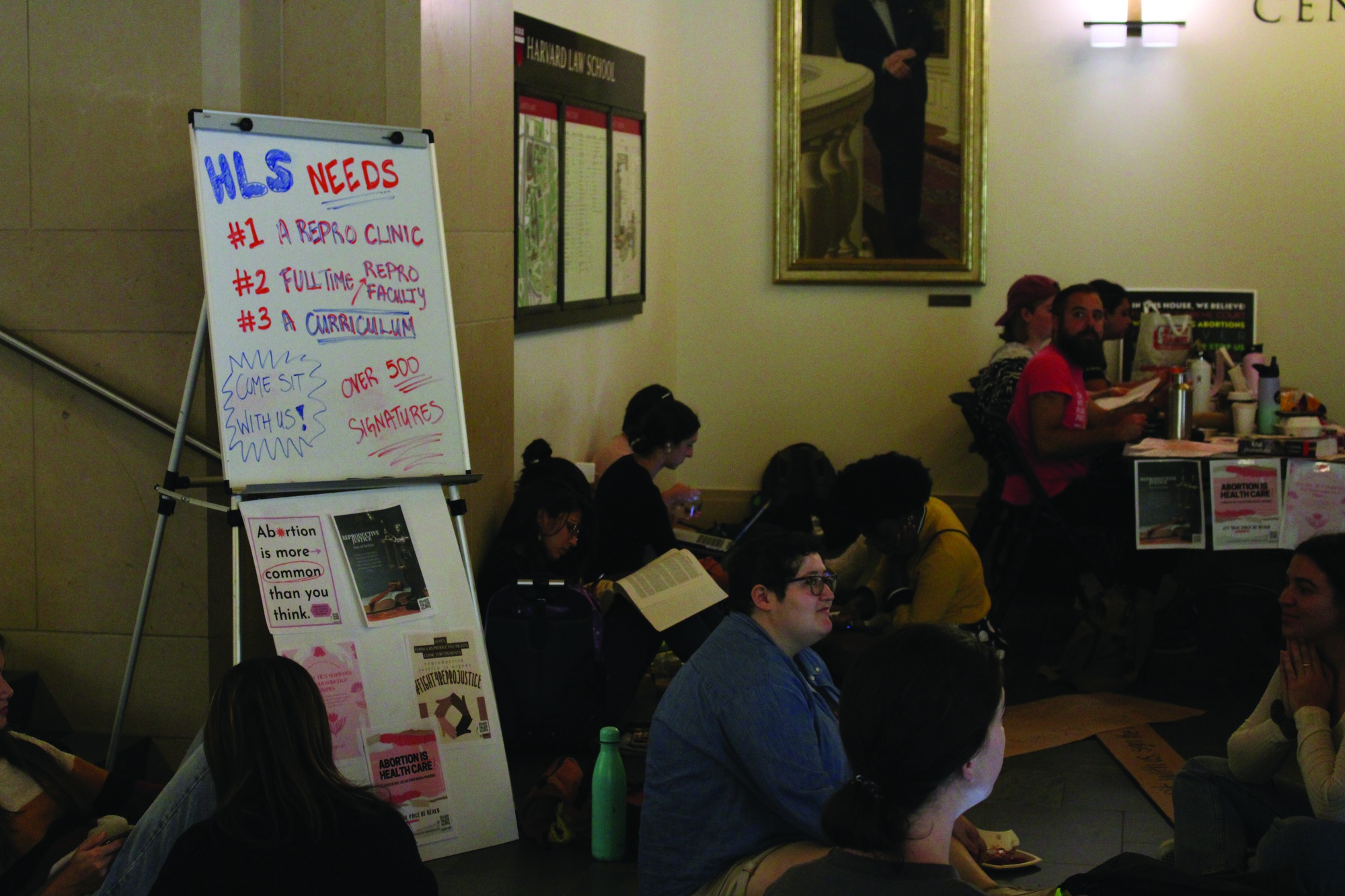 Hundreds of Harvard Law School Students Participate in SitIn for