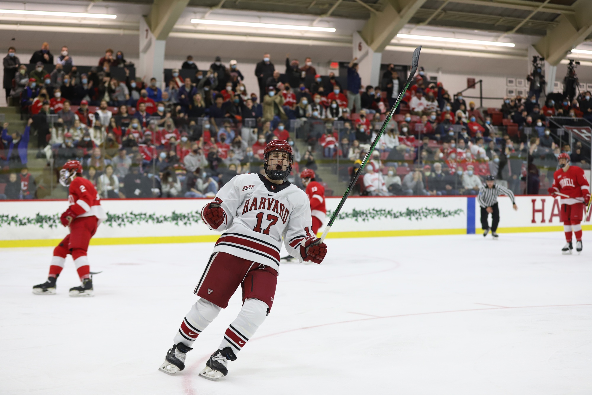 No. 9 Men's Ice Hockey Ties Michigan Before Dropping First Game of the  Season | Sports | The Harvard Crimson