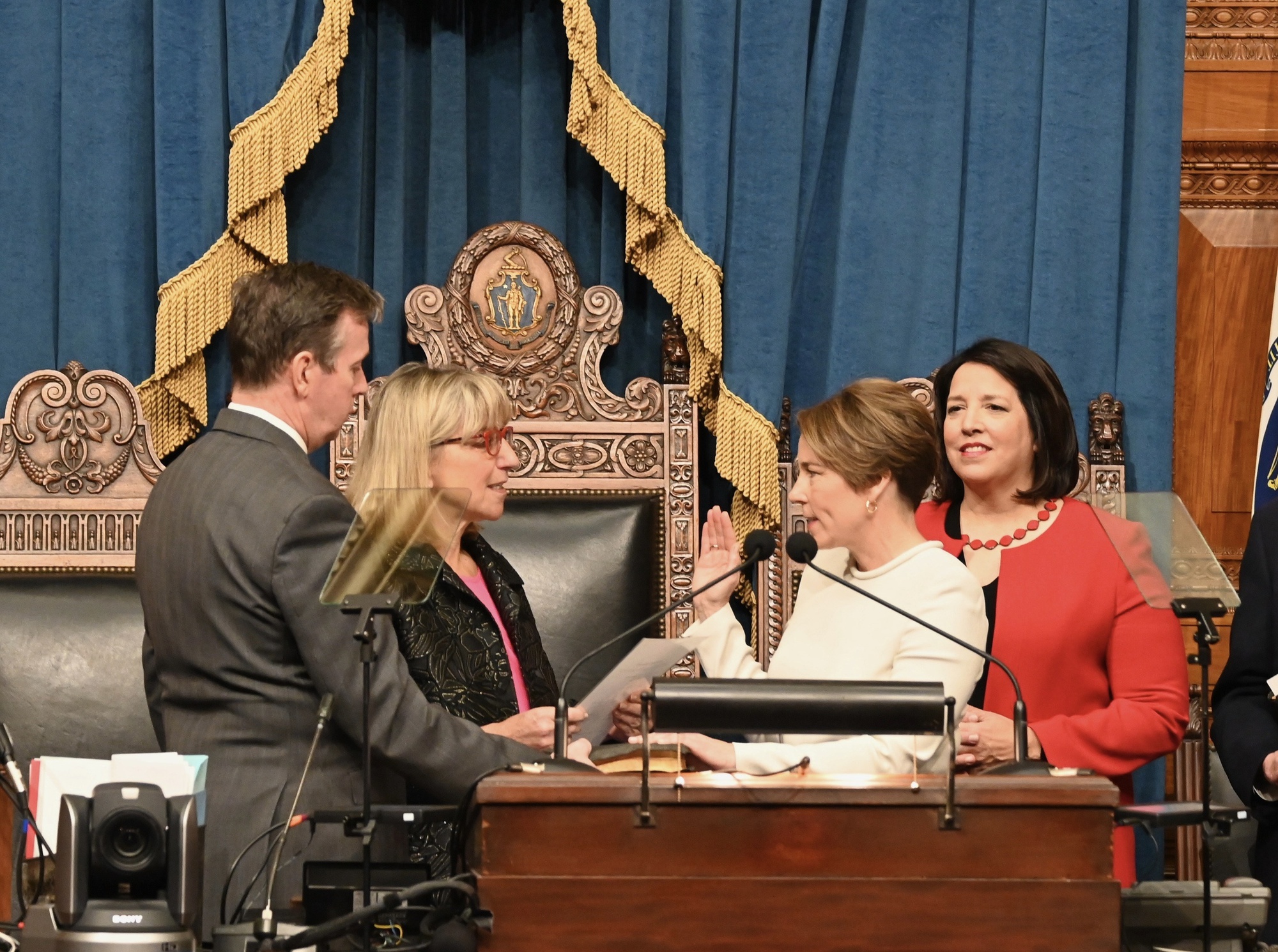 ‘The Honor of My Life’: Healey ’92 Sworn In As First Female Mass ...