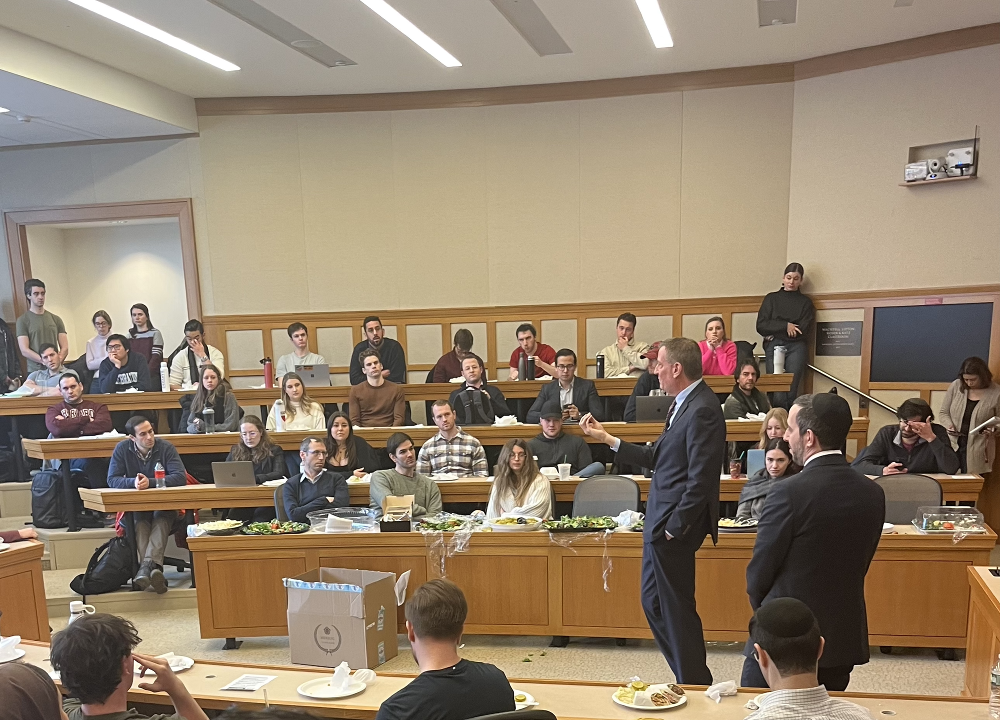 Former NYC Mayor Bill de Blasio Expresses Support for Israel, Two-State Solution at Harvard Law School Talk | News - Vimarsana News