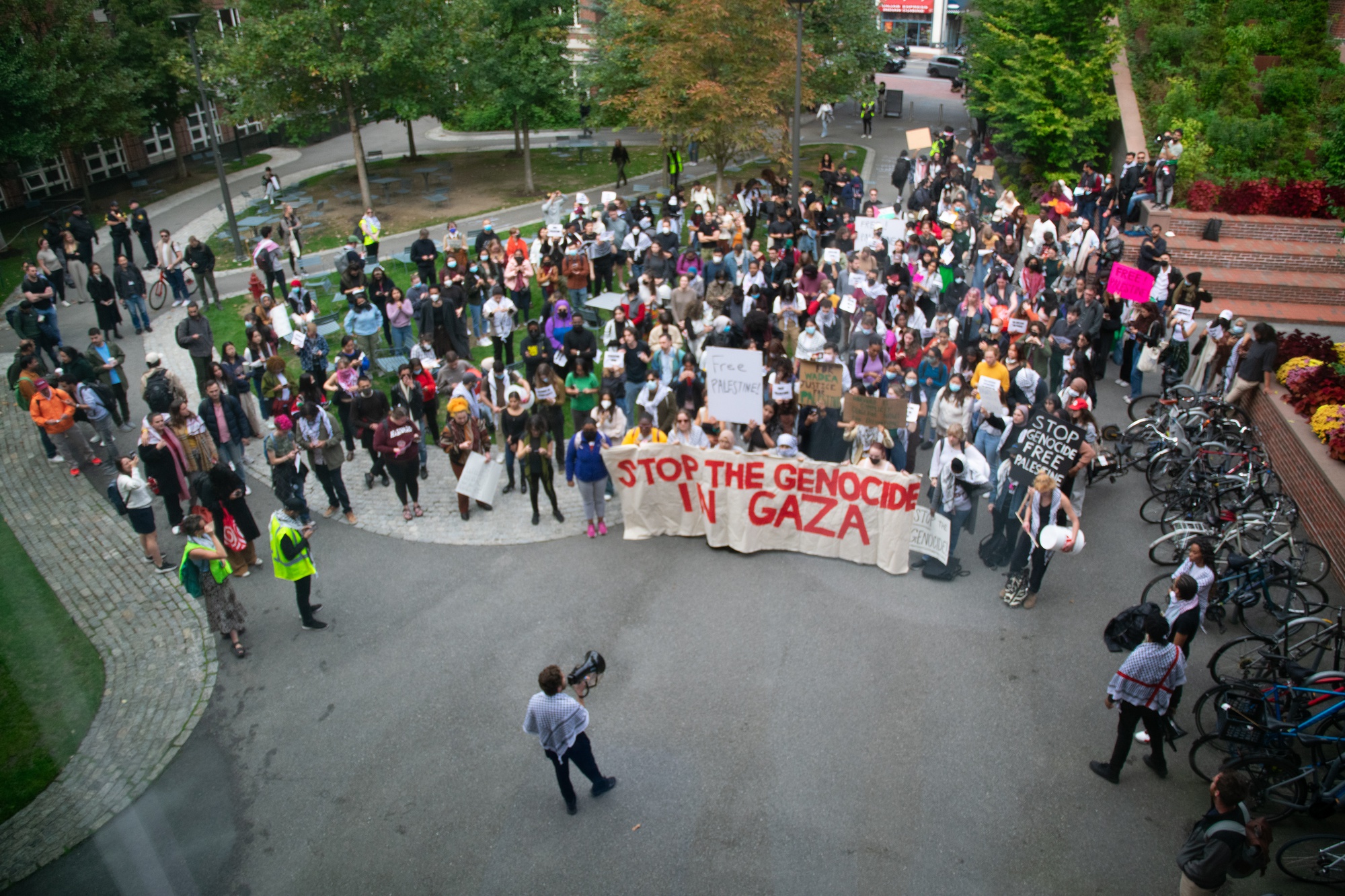Hundreds Disrupt Classes, March Through Harvard Law School, Kennedy School in Support of Palestine | News - Vimarsana News