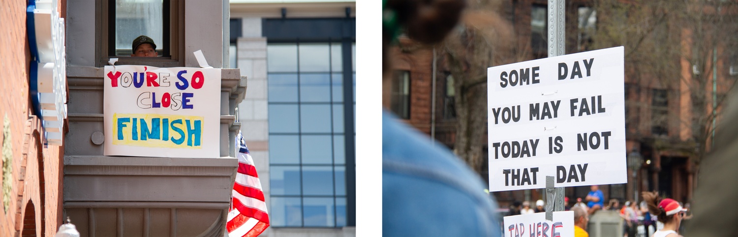 Boston Marathon Road Signs | Multimedia | The Harvard Crimson