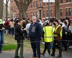 Dean of Students Thomas Dunne at Encampment