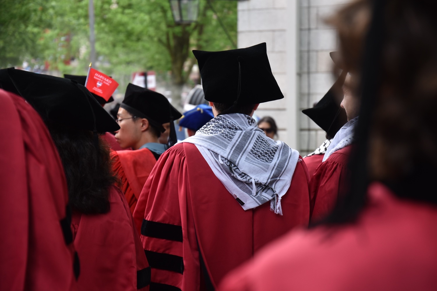 Graduate Wearing Keffiyeh at Commencement | News | The Harvard Crimson