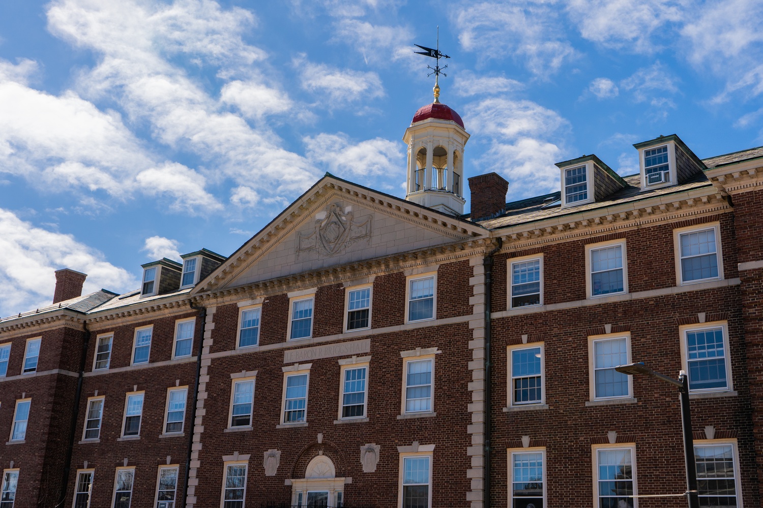 Harvard College Dean David J. Deming handed out candy to students in his house near the Radcliffe Quadrangle.