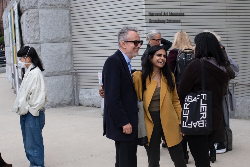 Durba Mitra and Colleagues Outside FAS Meeting