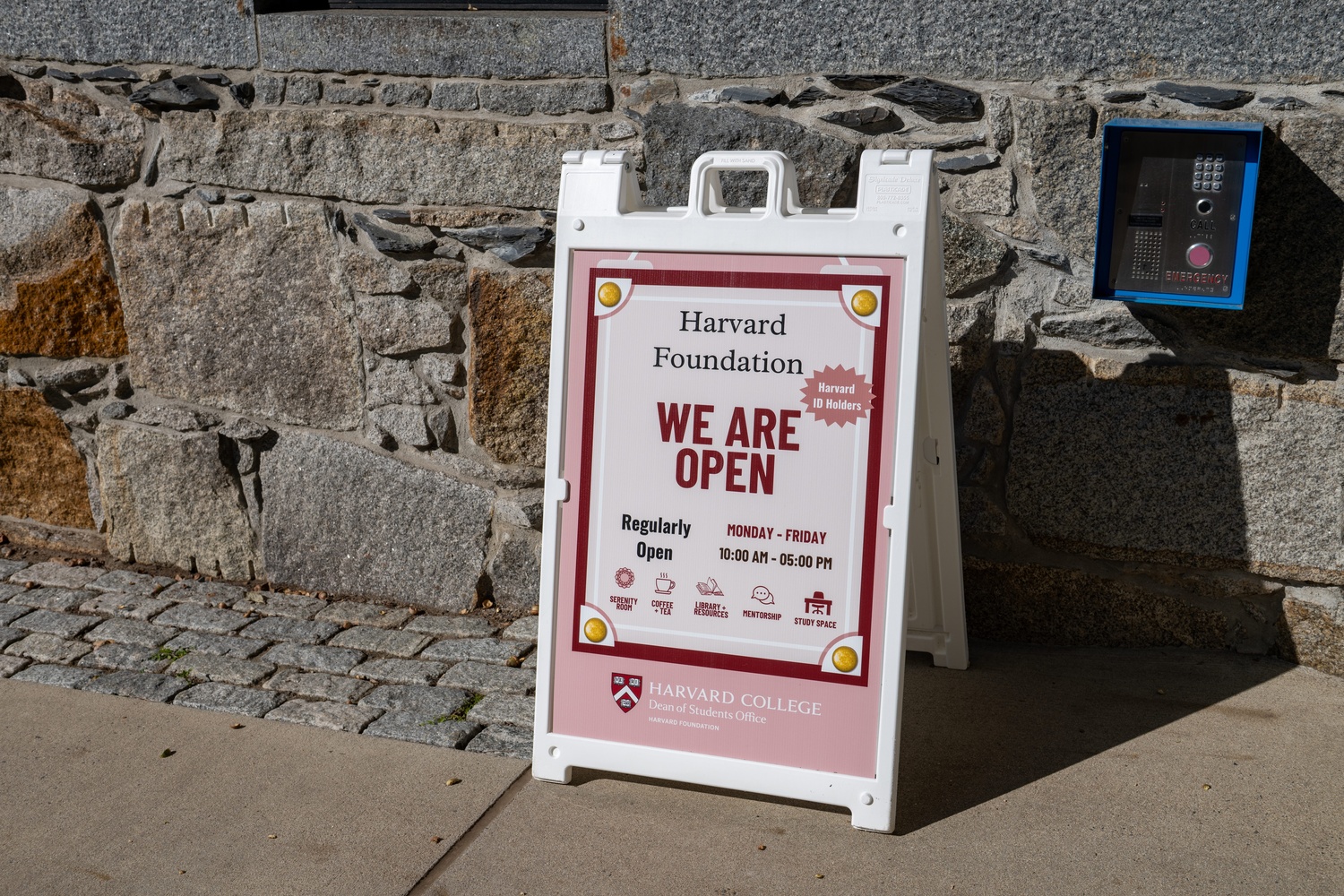 Harvard Foundation Sign | News | The Harvard Crimson