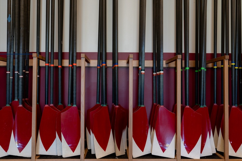 Newell Boathouse Oars