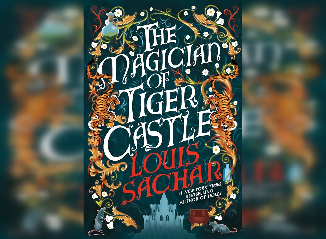 Cover of "The Magician of Tiger Castle" by Louis Sachar.