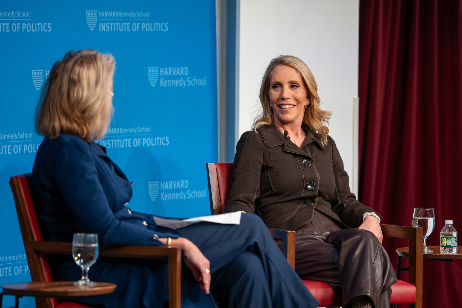Dana Bash, the Host of CNN's 'Inside Politics,' speaking in the HKS forum.