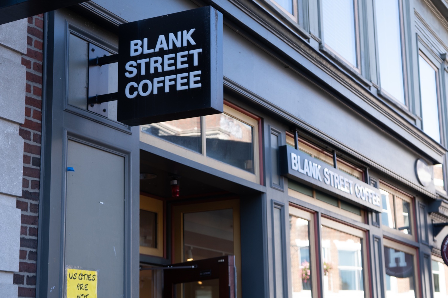 Blank Street is just one of Harvard Square's many coffee shops.