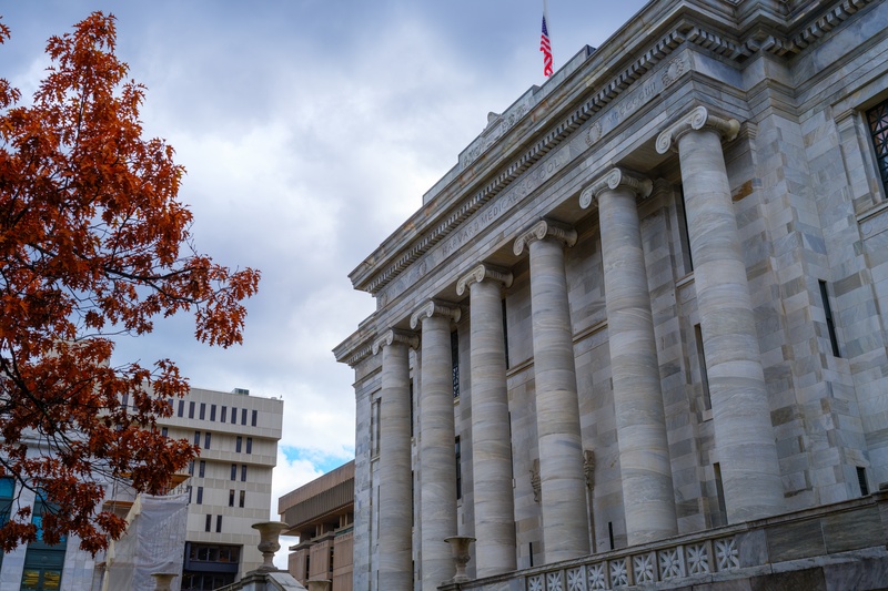 Harvard Medical School Campus during Autumn