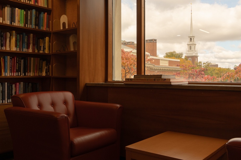 Henry Weston Farnsworth Room in Lamont Library