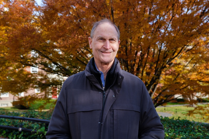 Dr. David Blumenthal '70 at the Radcliffe Quadrangle