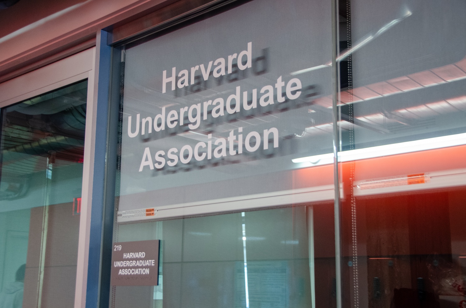 The Harvard Undergraduate Association hosts its weekly meetings in the Smith Campus Center.