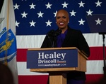 Ayanna Pressley at MassDems Watch Party