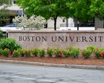 Boston University Entrance Sign