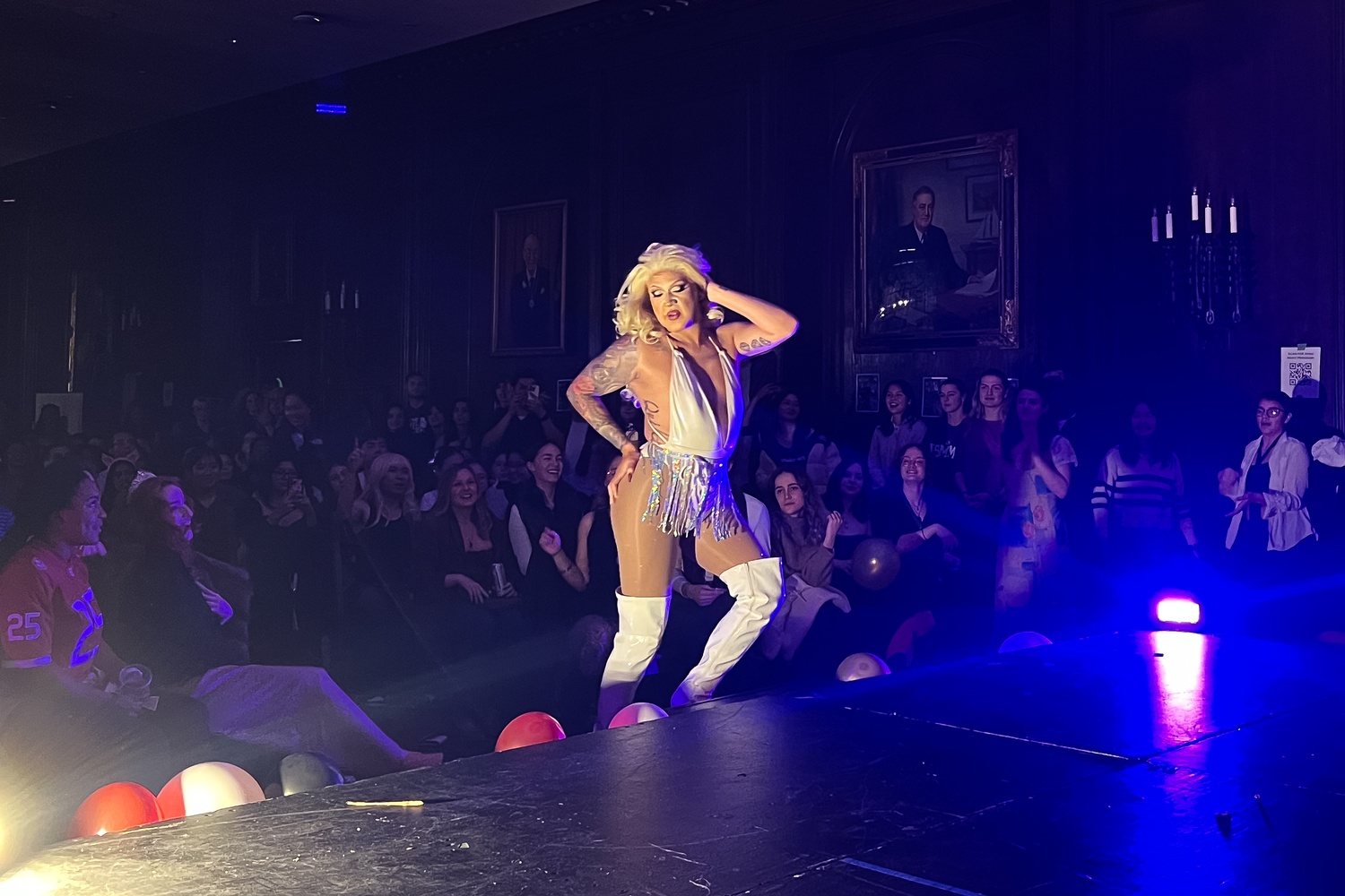 Adams House hosted its annual Drag Night, a performance event in the House's dining Hall, on Thursday.