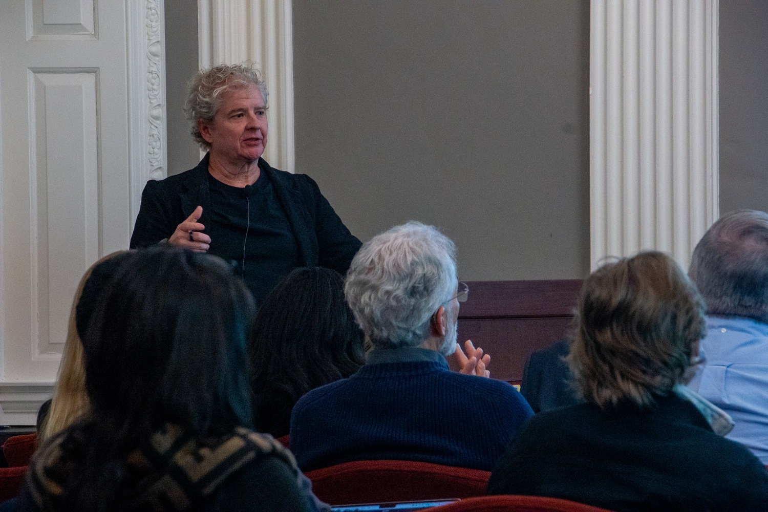 Stanford Professor Sean F. Reardon lectured on Tuesday at the Harvard Graduate School of Education on declining test scores among young women.