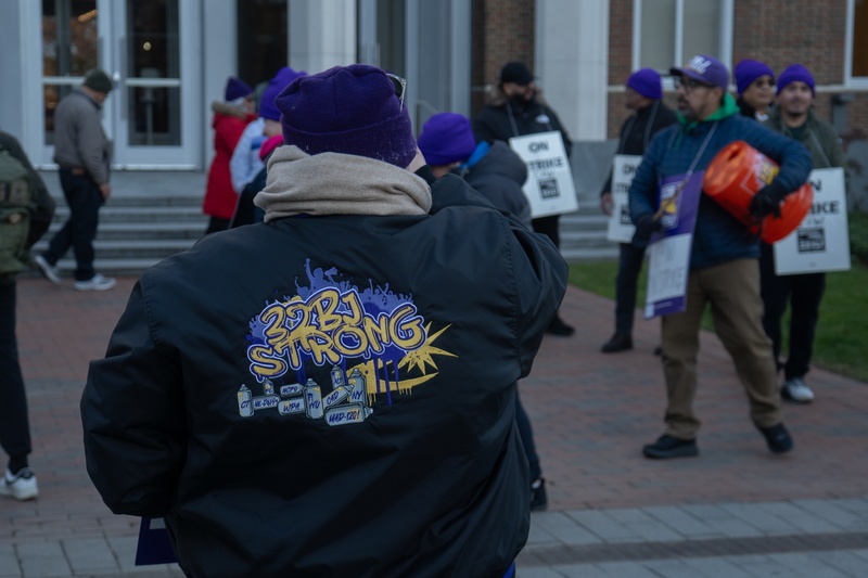 32BJ Custodial Workers Rally