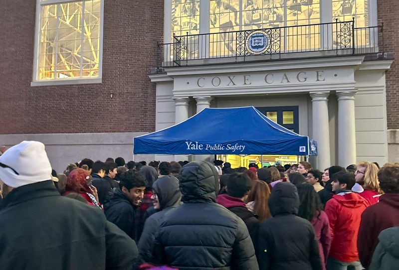Bag Pickup at Harvard Yale 2025