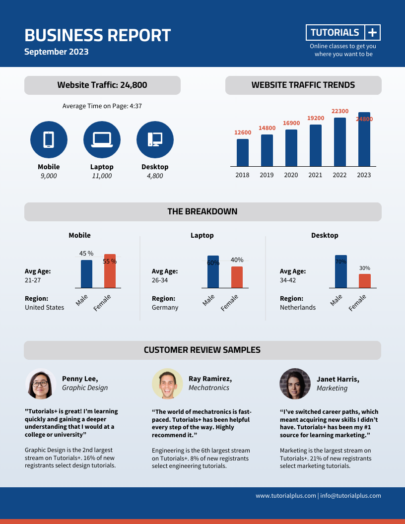Business Report Template