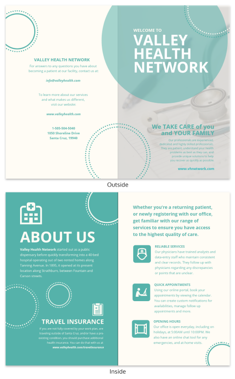 pamphlet templates venngage pamphlet layouts