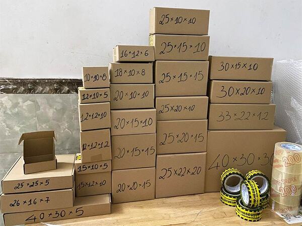 Thùng Carton cũ Anh Đức