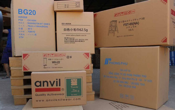 Giá thùng giấy carton phụ vào số lượng đặt hàng