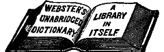Webster's Dictionary