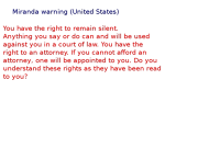 Miranda rights