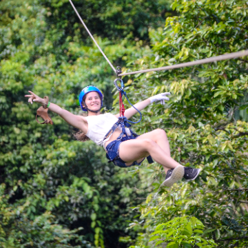 Ziplining, Vulkan & Thermalquellen