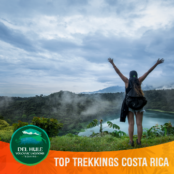 Trekking in Hule Lagoon Volcanic Crater