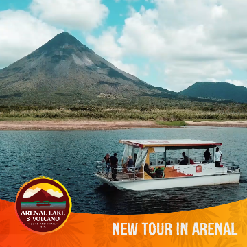 Arenal Volcano National Park by the Arenal Lake
