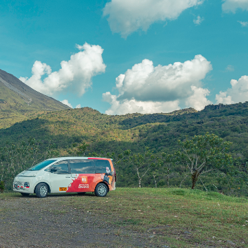 Shuttle von Tamarindo nach La Fortuna