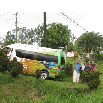 Shuttle von Sarapiquí nach La Fortuna