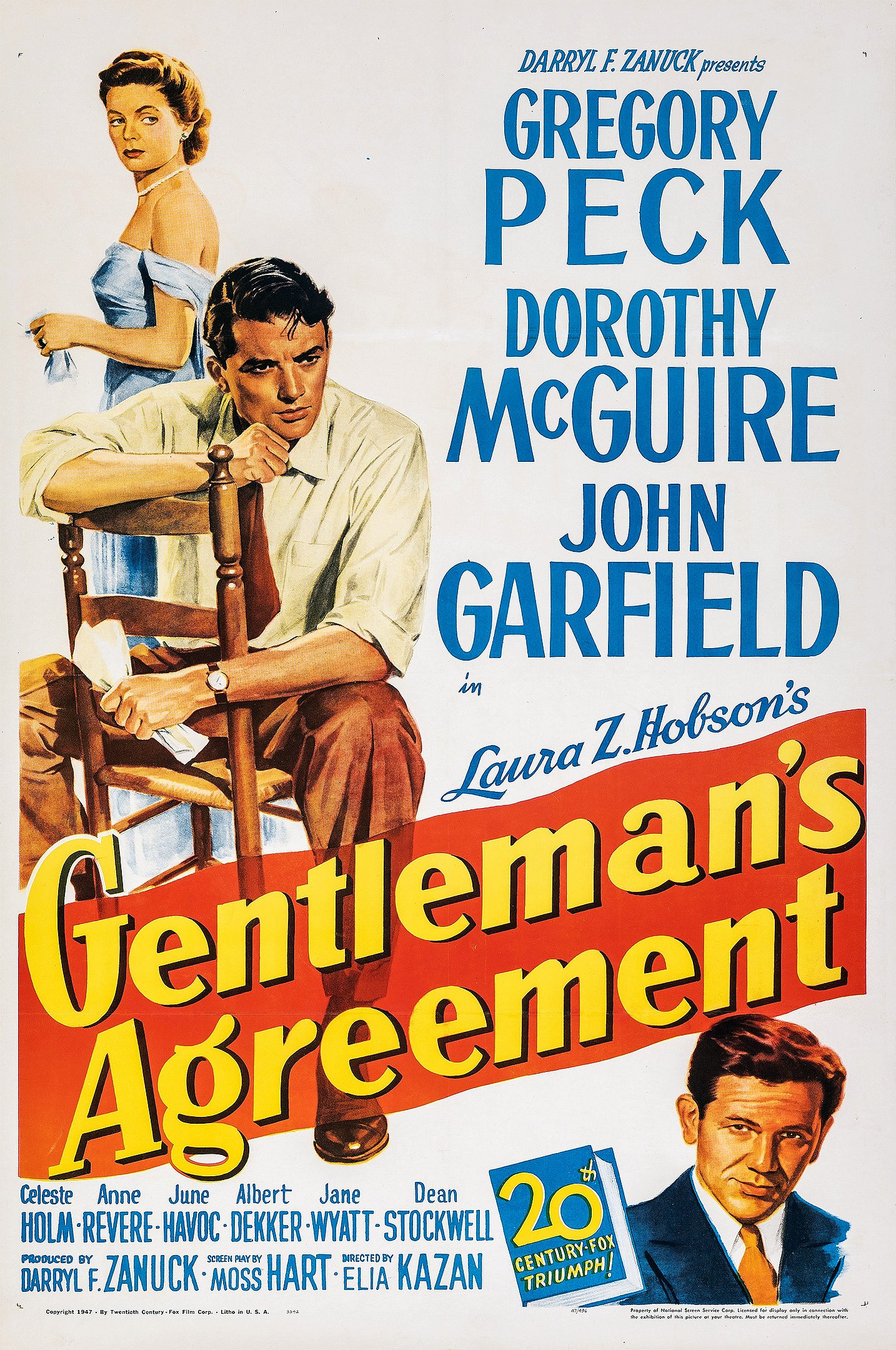 Gentleman's Agreement Movie Poster