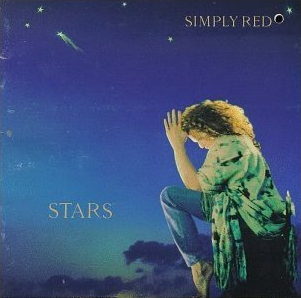 Stars : The album cover features a photograph of singer Hucknall in the Californian desert, wearing a Native American painted cloak that he had bought in Spain.