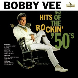 Bobby Vee Sings Hits of the Rockin' 50's Album Cover