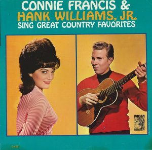 Connie Francis and Hank Williams Jr. Sing Great Country Favorites Album Cover