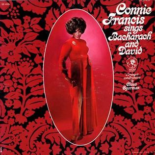 Connie Francis Sings Bacharach & David Album Cover