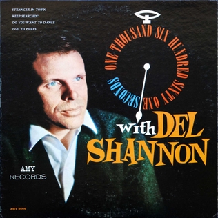 1,661 Seconds with Del Shannon Album Cover