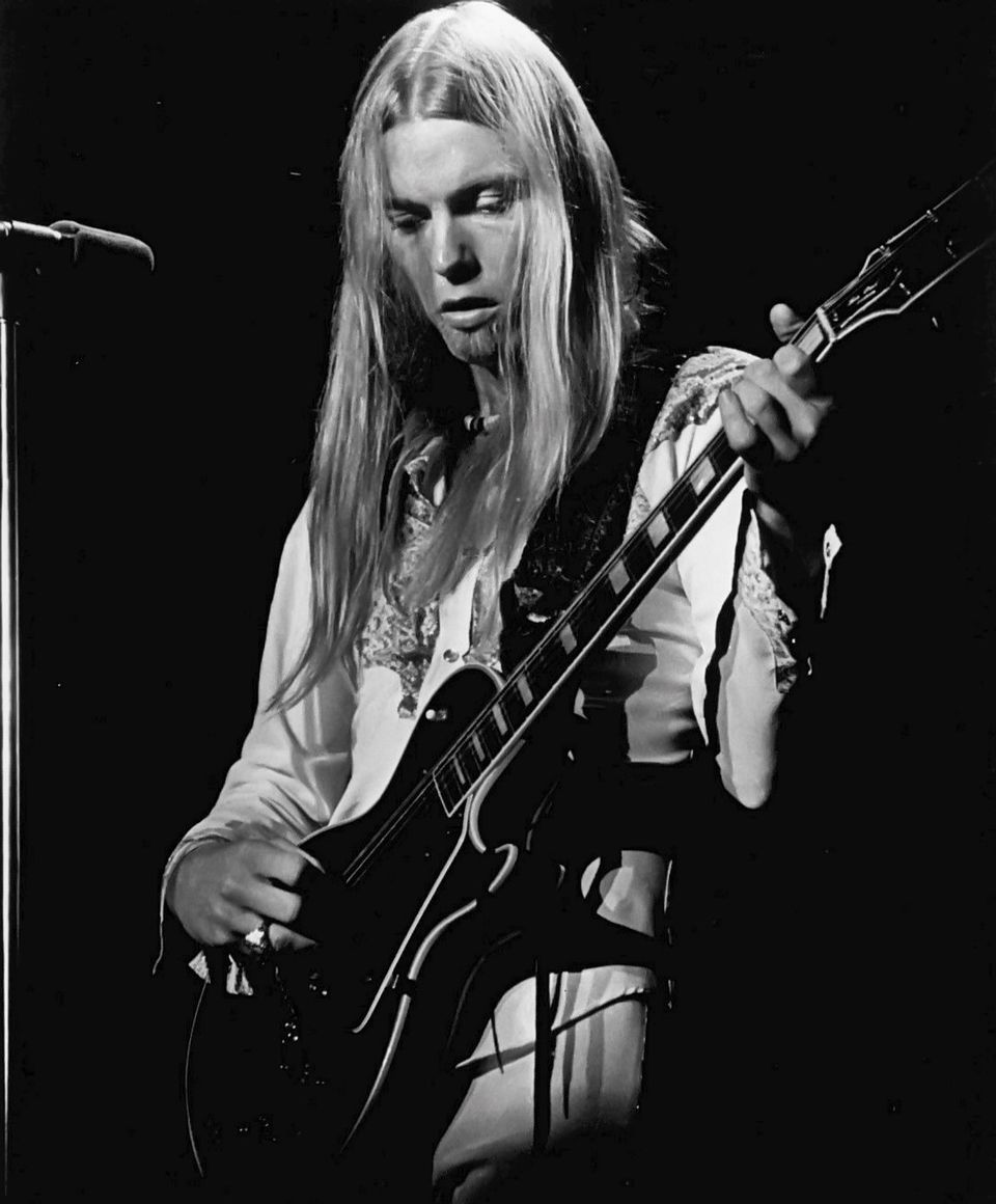 Gregg Allman performing in 1975